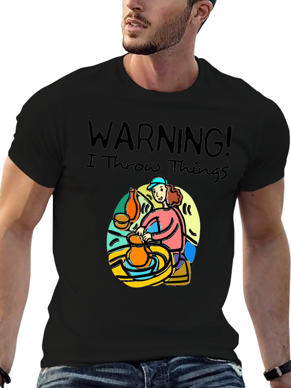 Warning I Throw Things T-Shirt