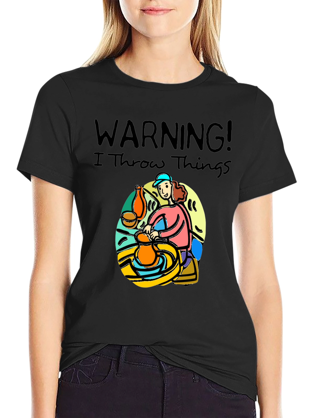 Warning I Throw Things T-Shirt