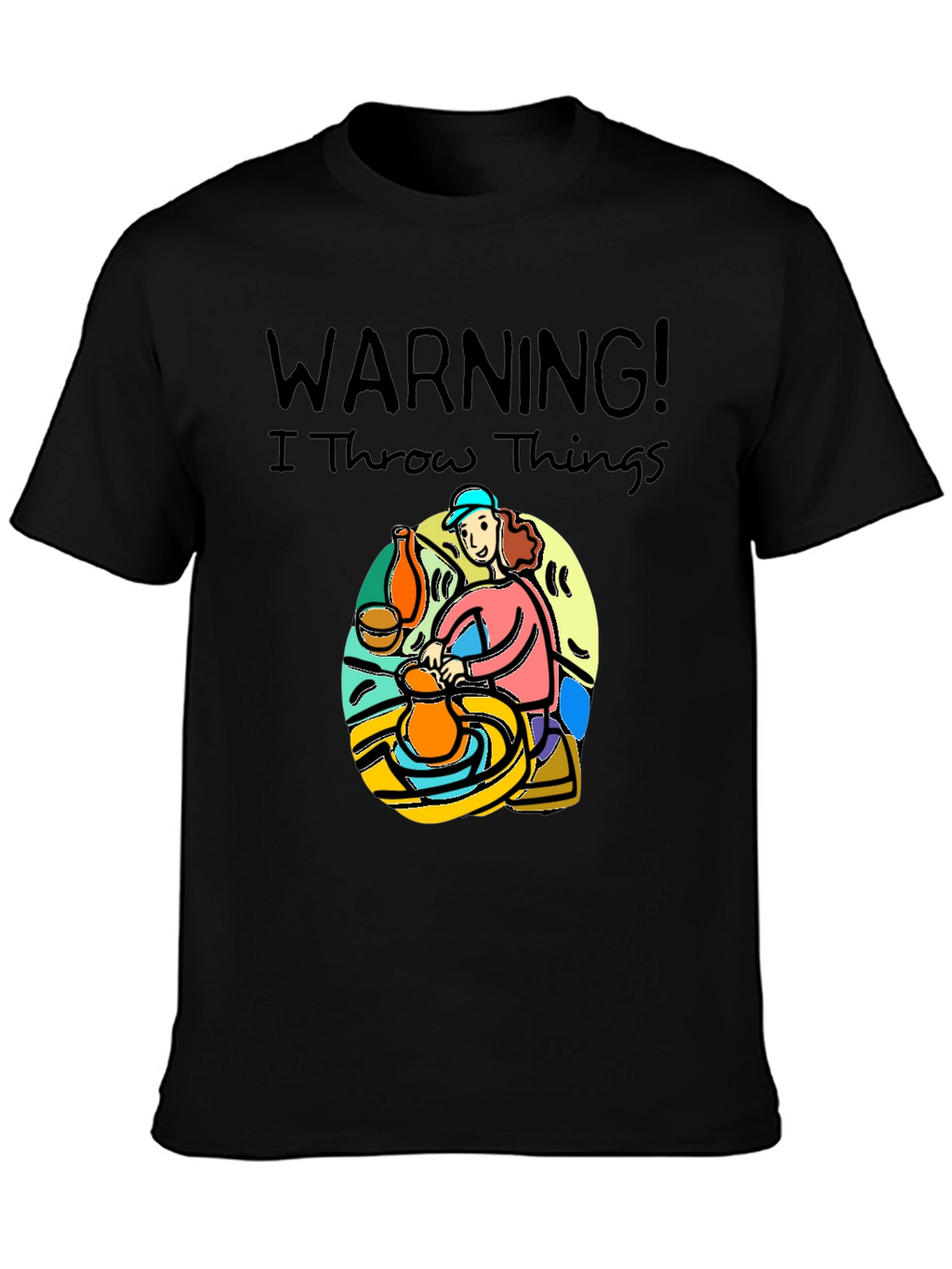 Warning I Throw Things T-Shirt