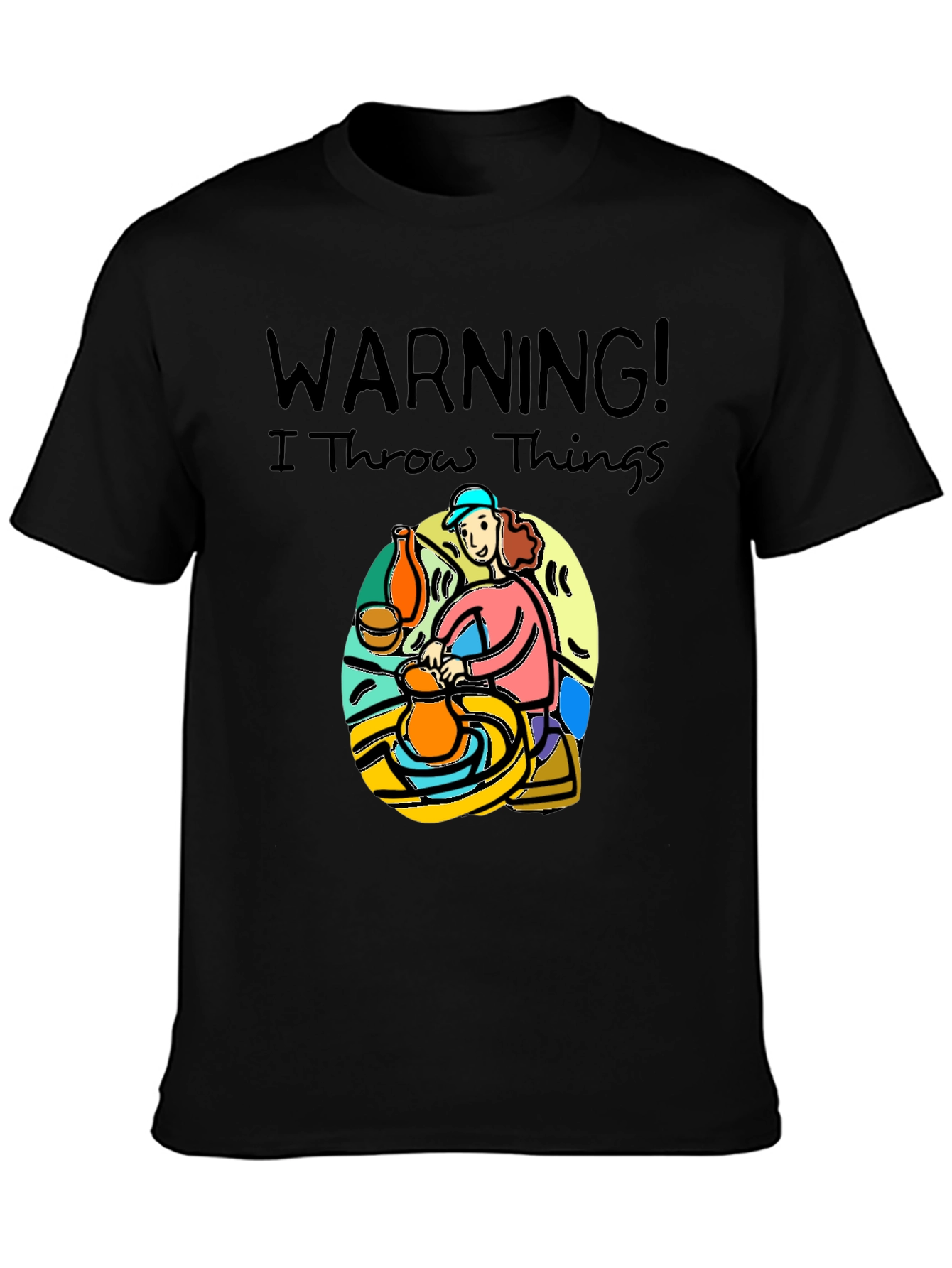 Warning I Throw Things T-Shirt
