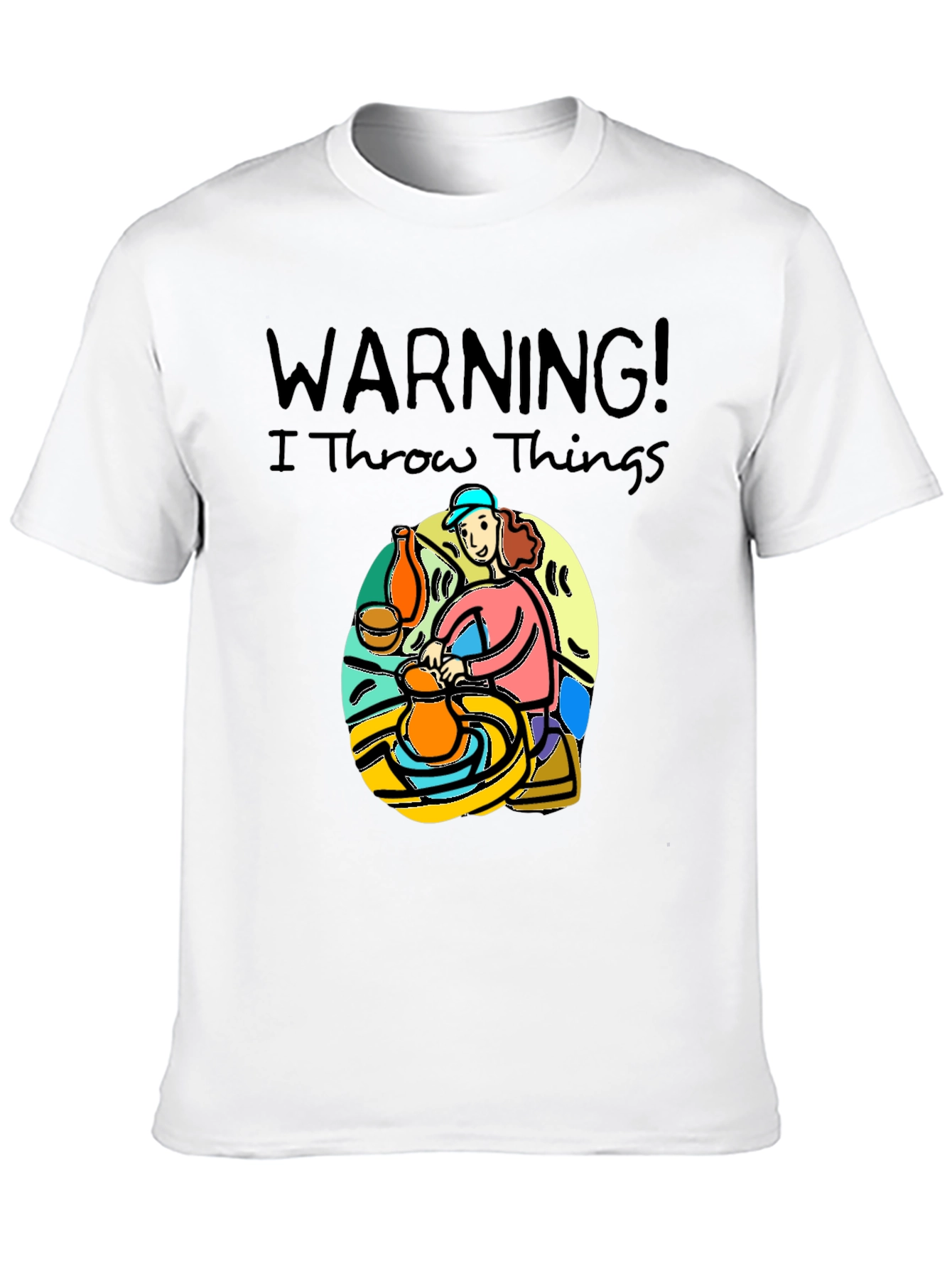 Warning I Throw Things T-Shirt