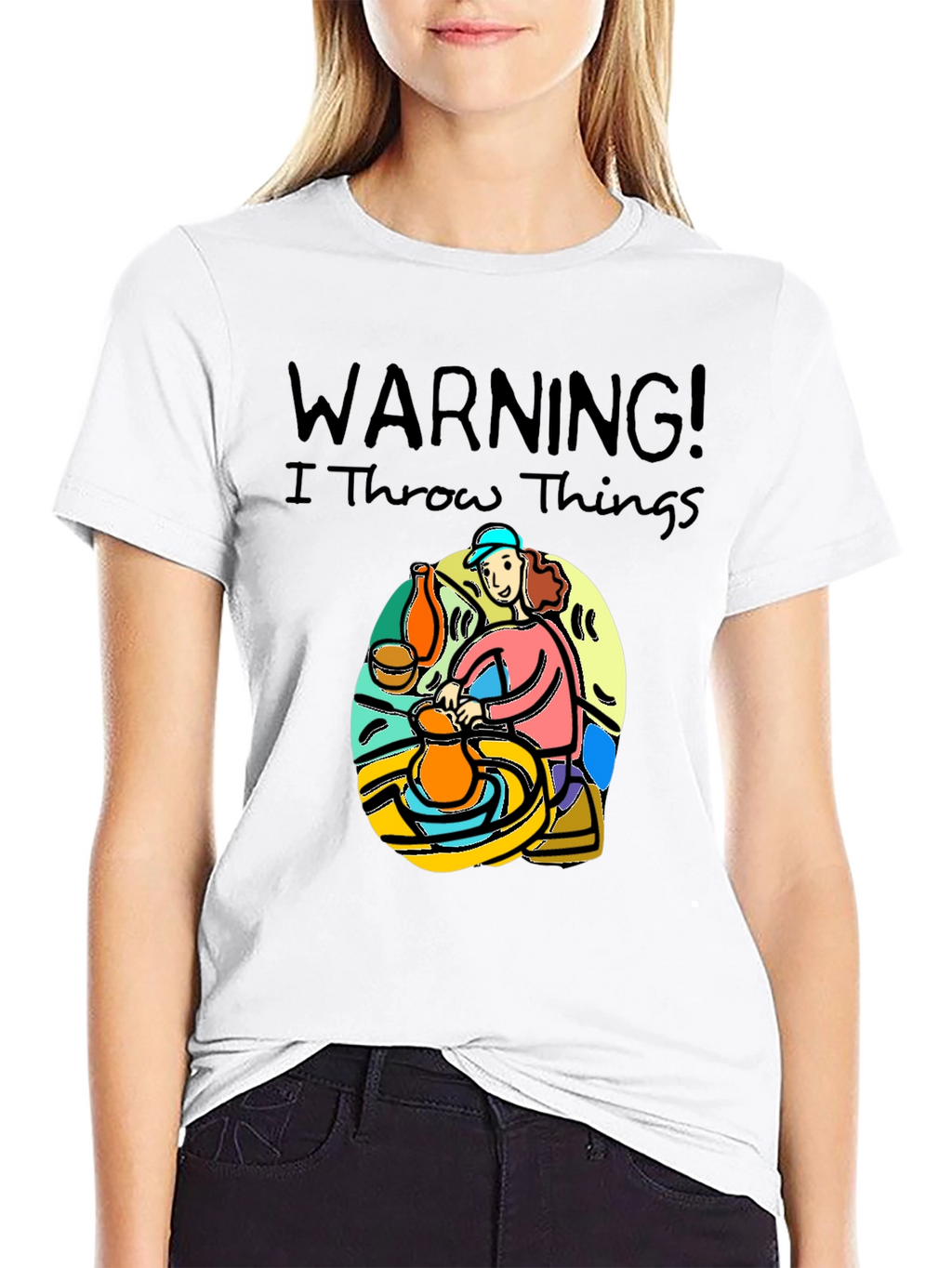 Warning I Throw Things T-Shirt