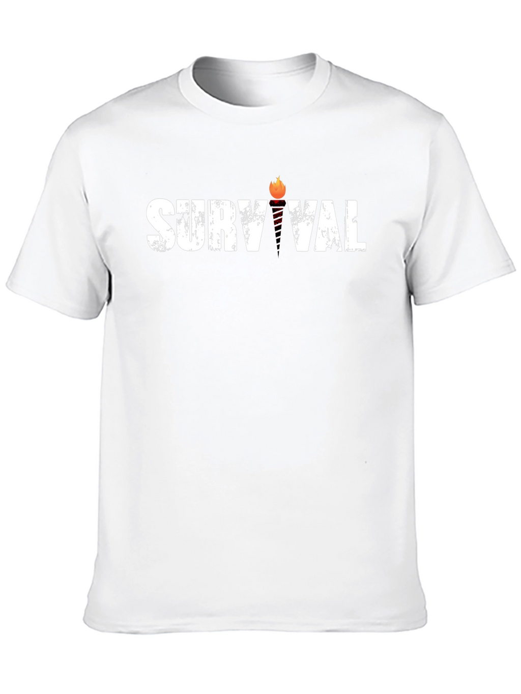 Survival Graphic Tee - Black Cotton Blend