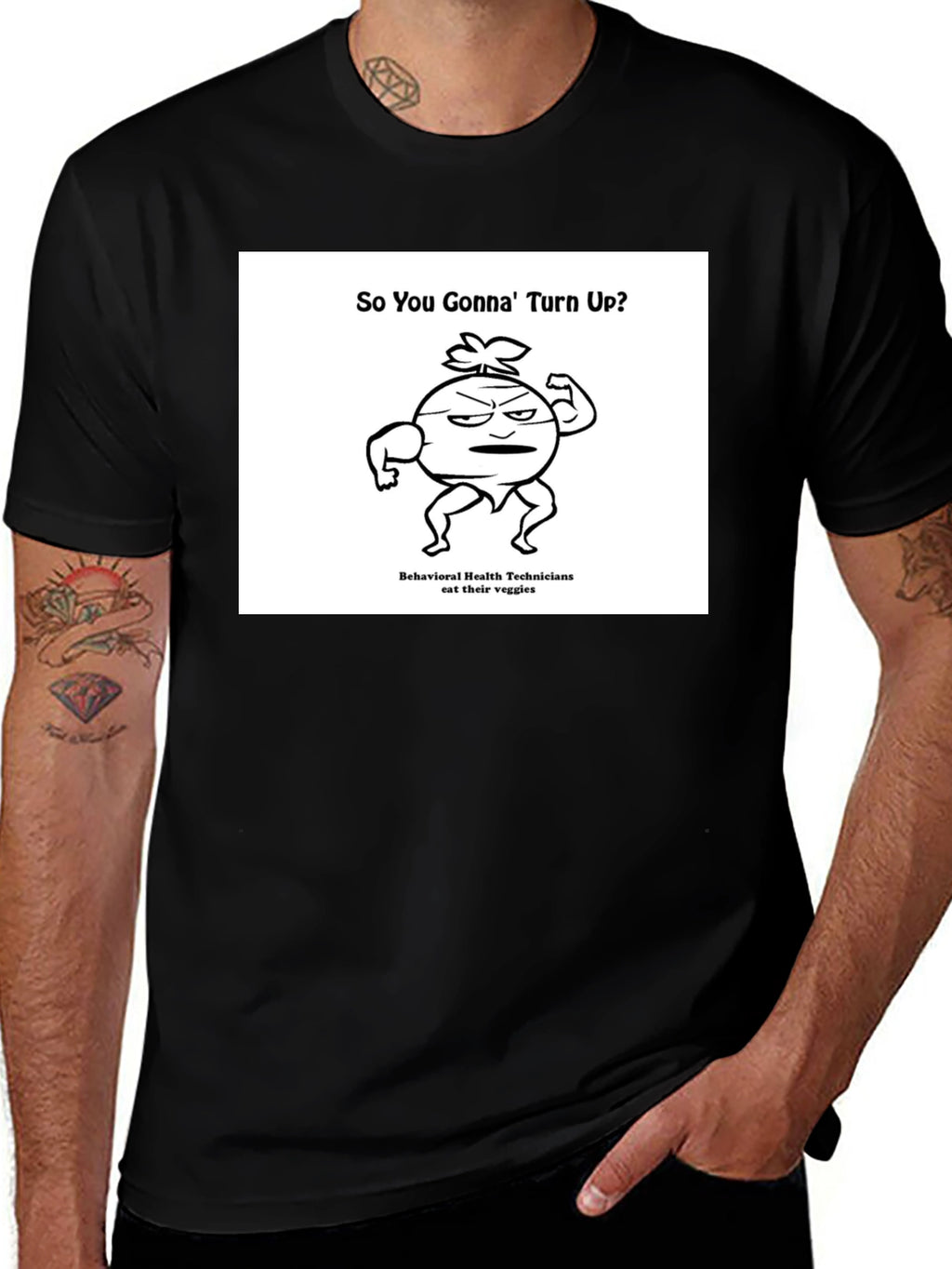 Funny Veggie T-Shirt: So You Gonna Turn Up?