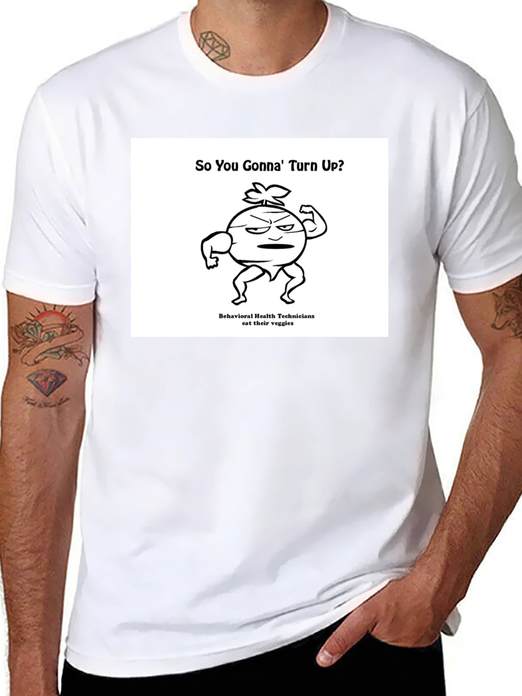 Funny Veggie T-Shirt: So You Gonna Turn Up?