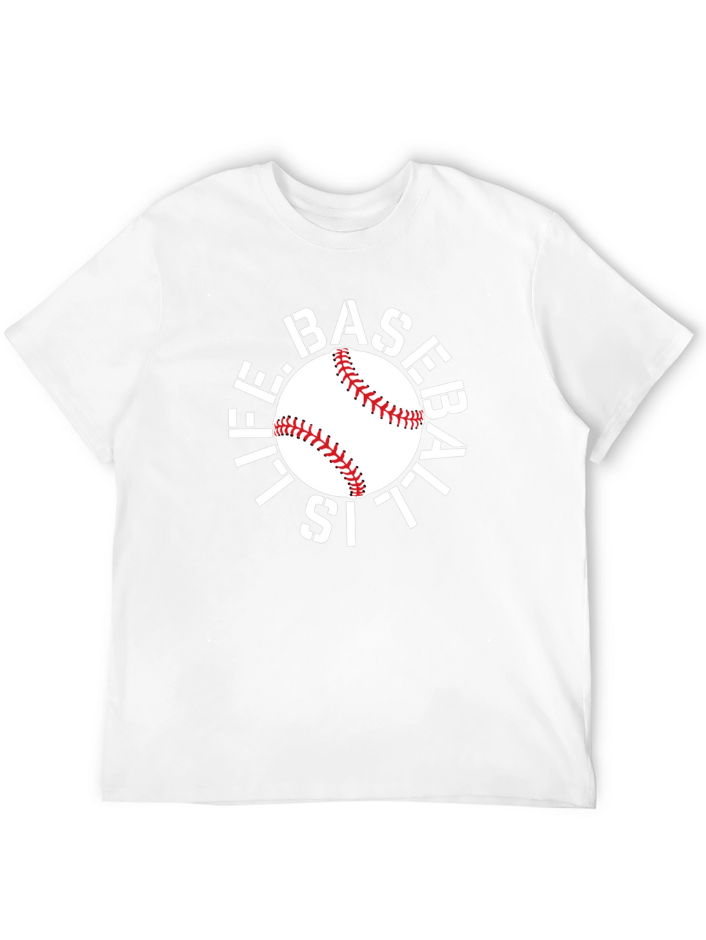 Life Is Baseball Graphic Tee - Black