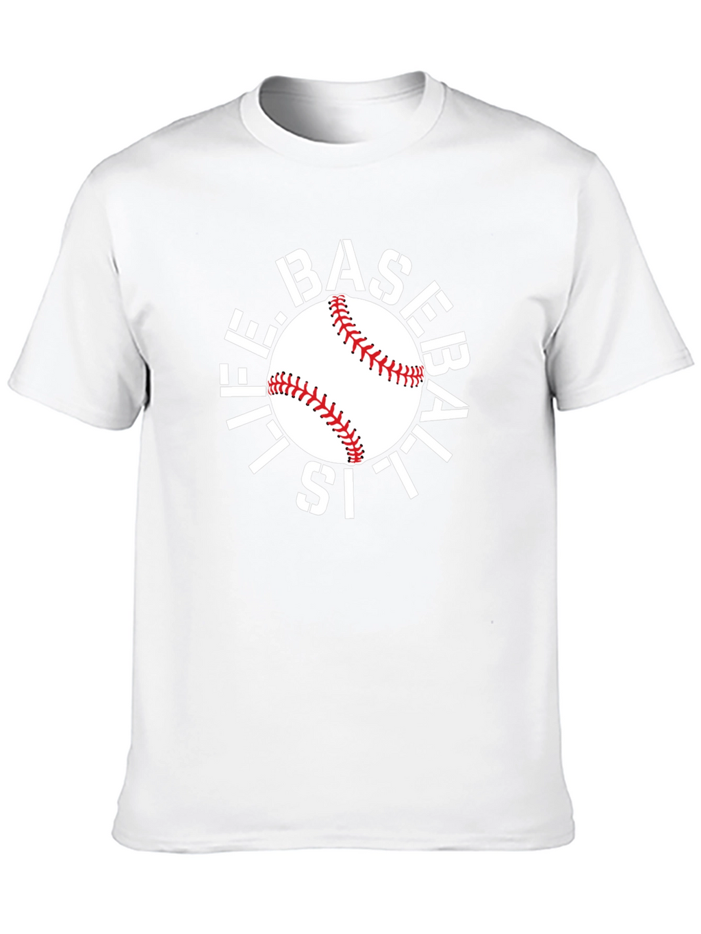 Life Is Baseball Graphic Tee - Black