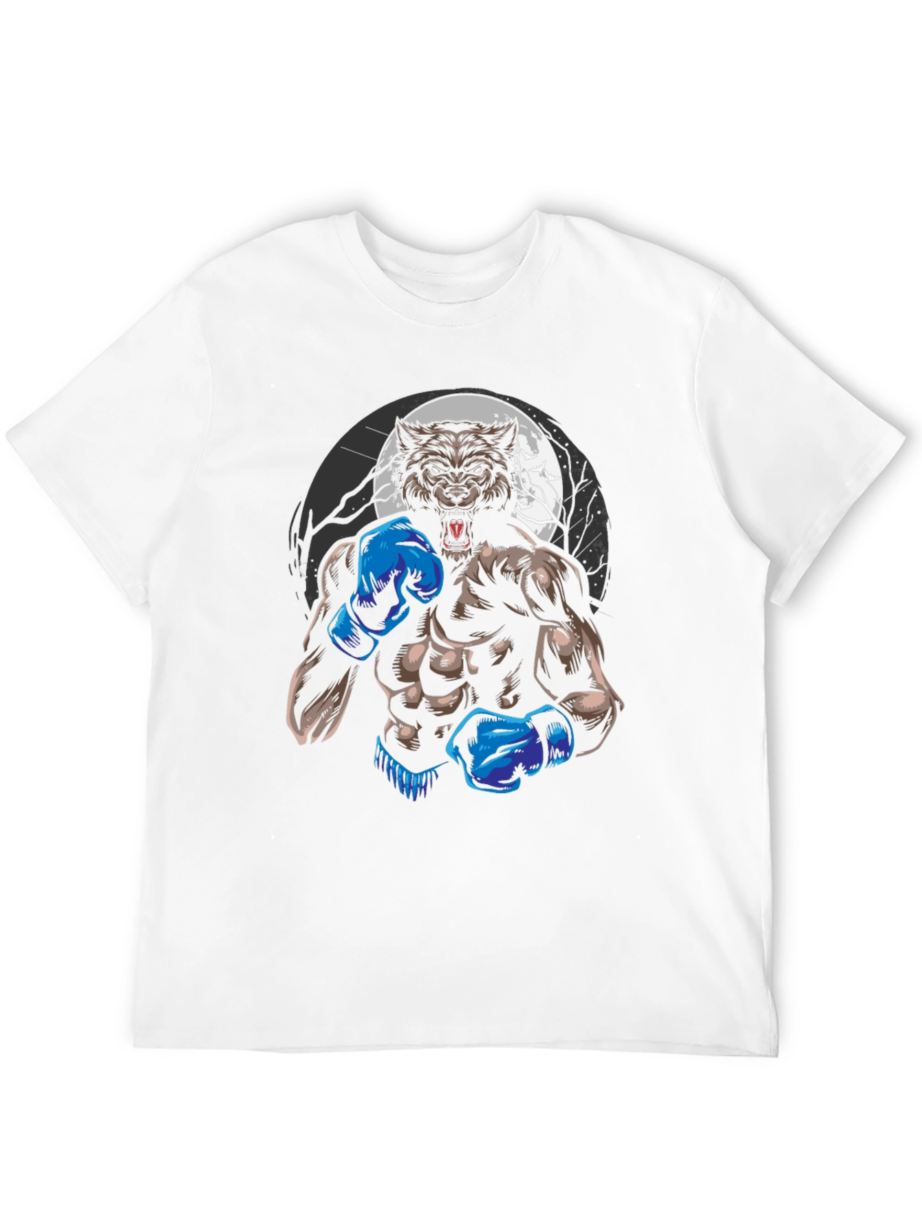 Werewolf Boxer Graphic T-Shirt