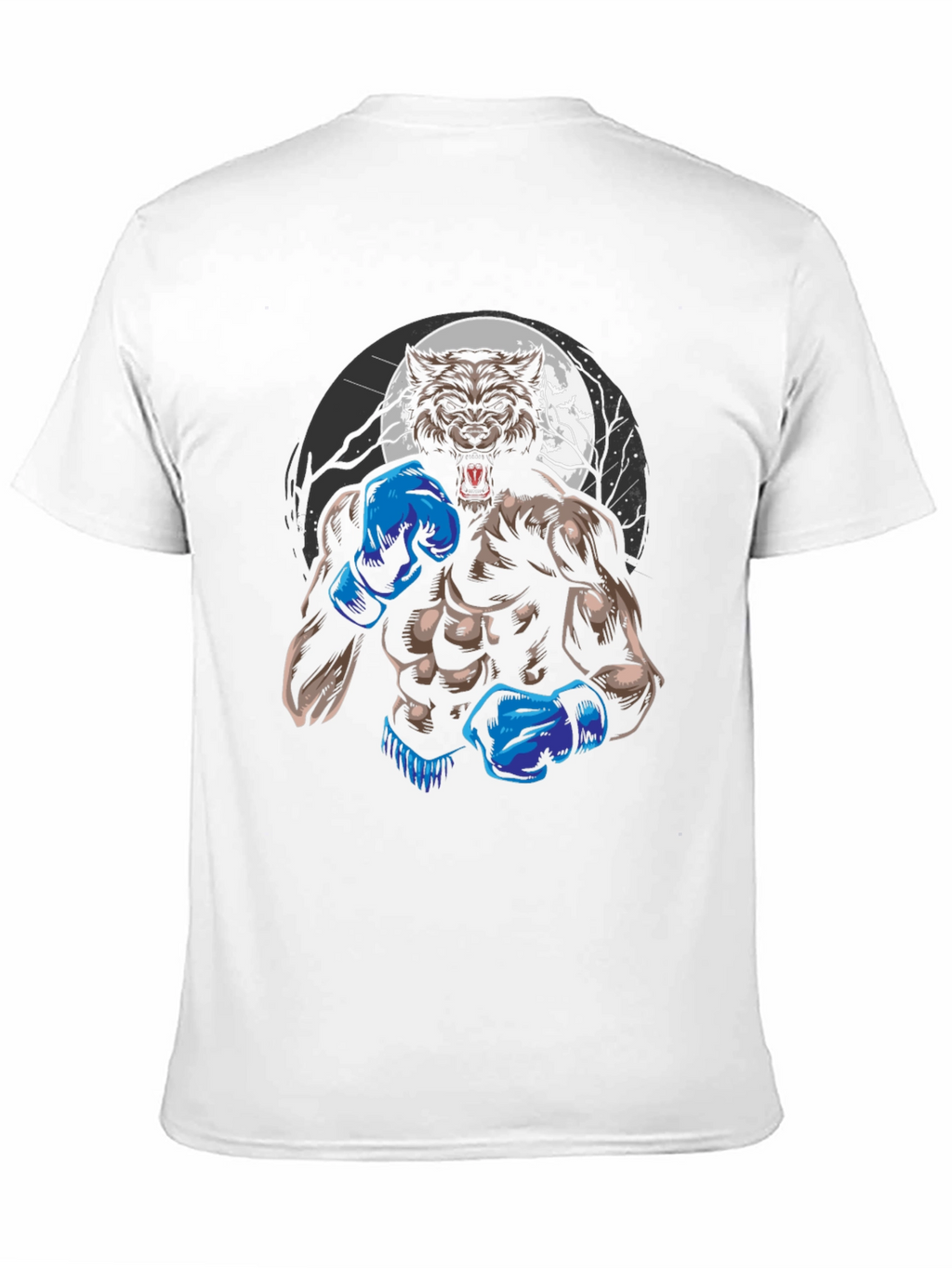 Werewolf Boxer Graphic T-Shirt