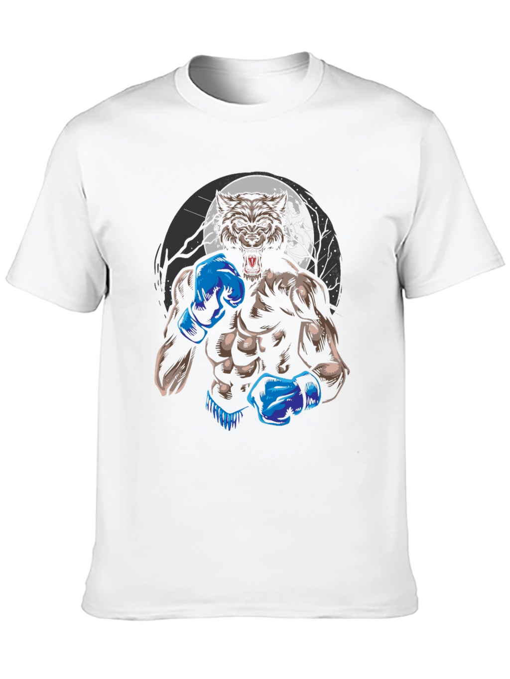 Werewolf Boxer Graphic T-Shirt