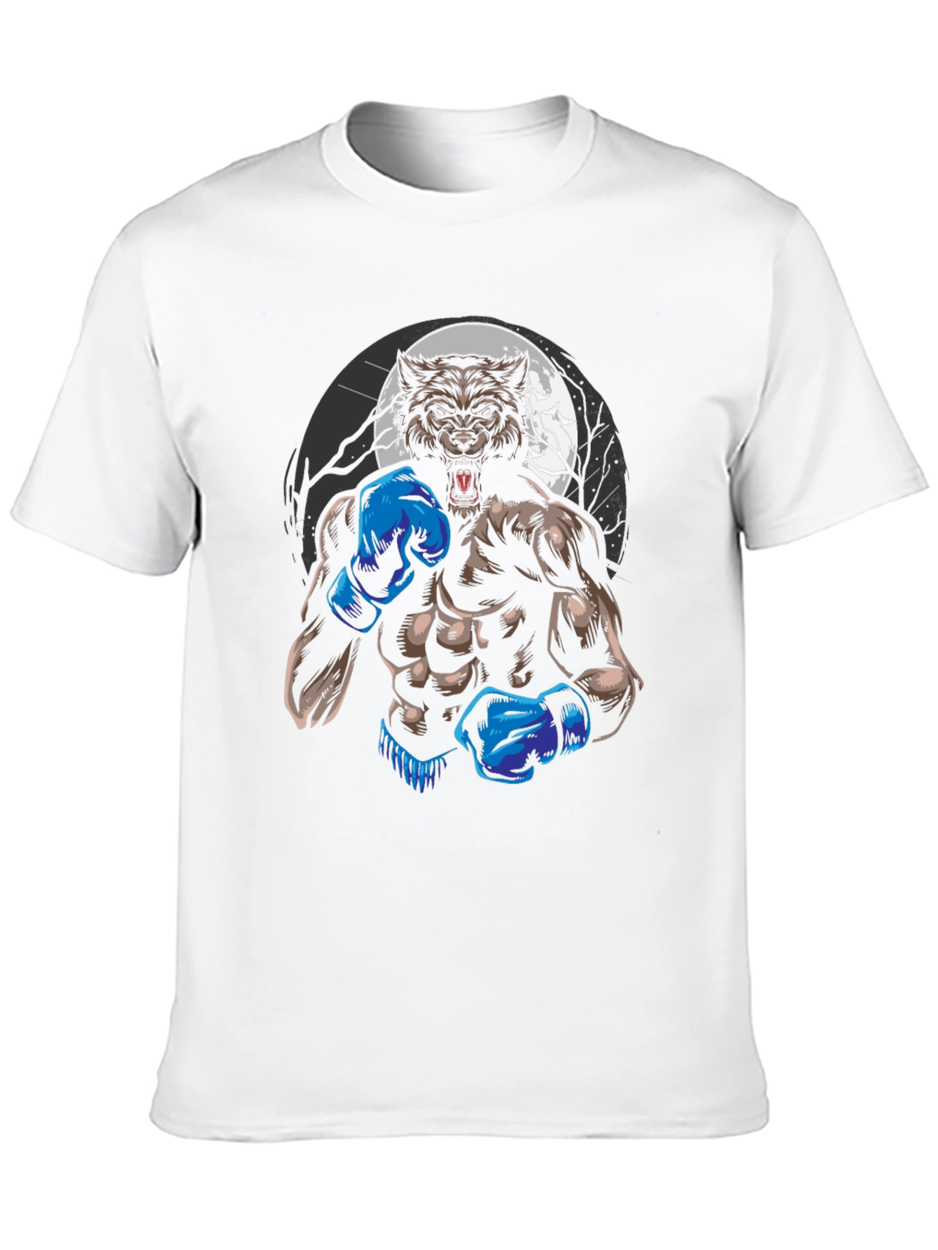 Werewolf Boxer Graphic T-Shirt