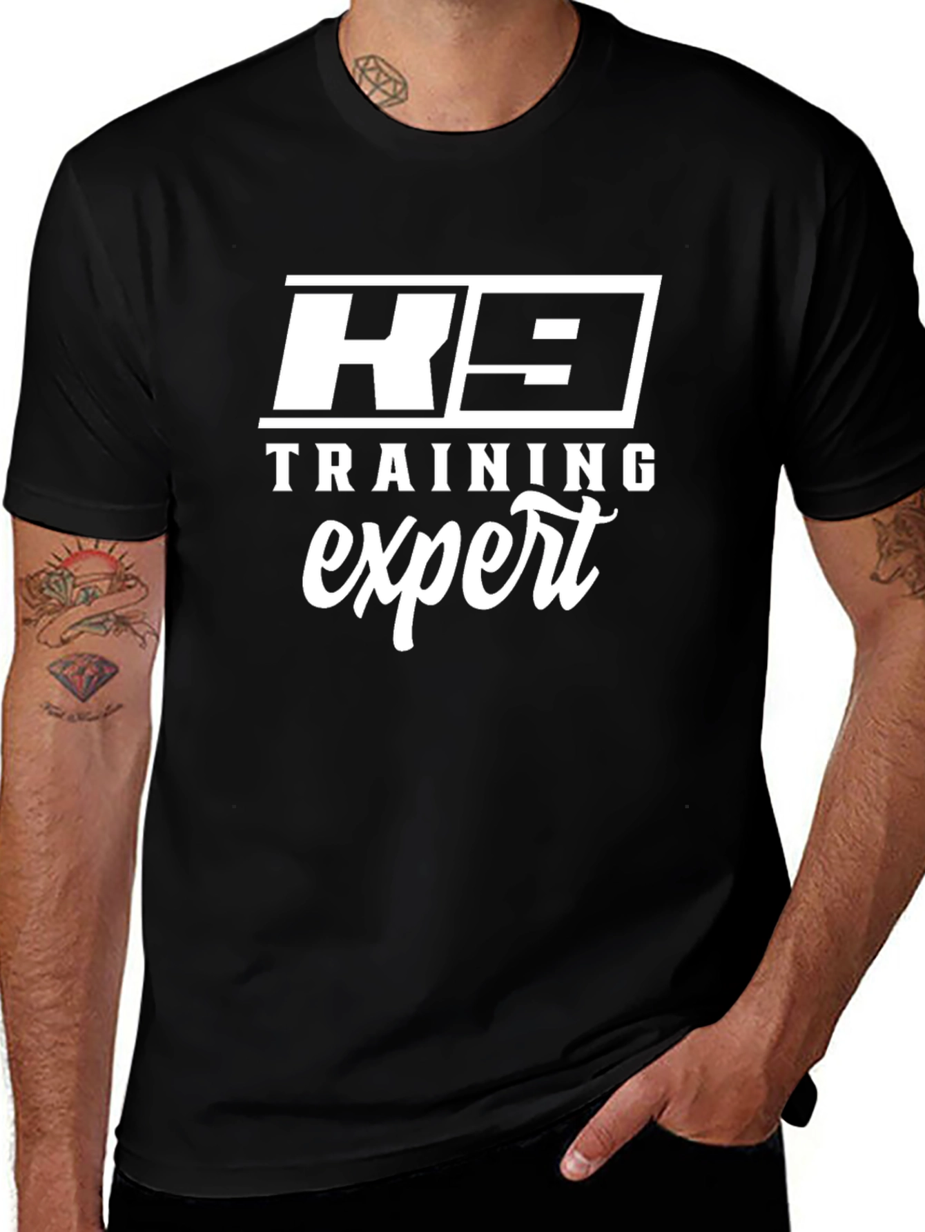 K9 Training Expert Black T-Shirt