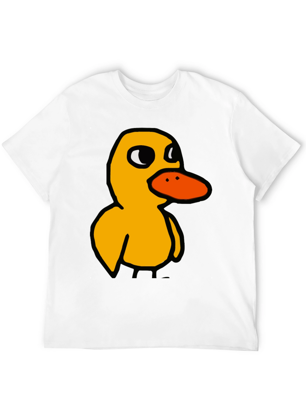 Duck T-Shirt: Quirky Cartoon Bird Tee