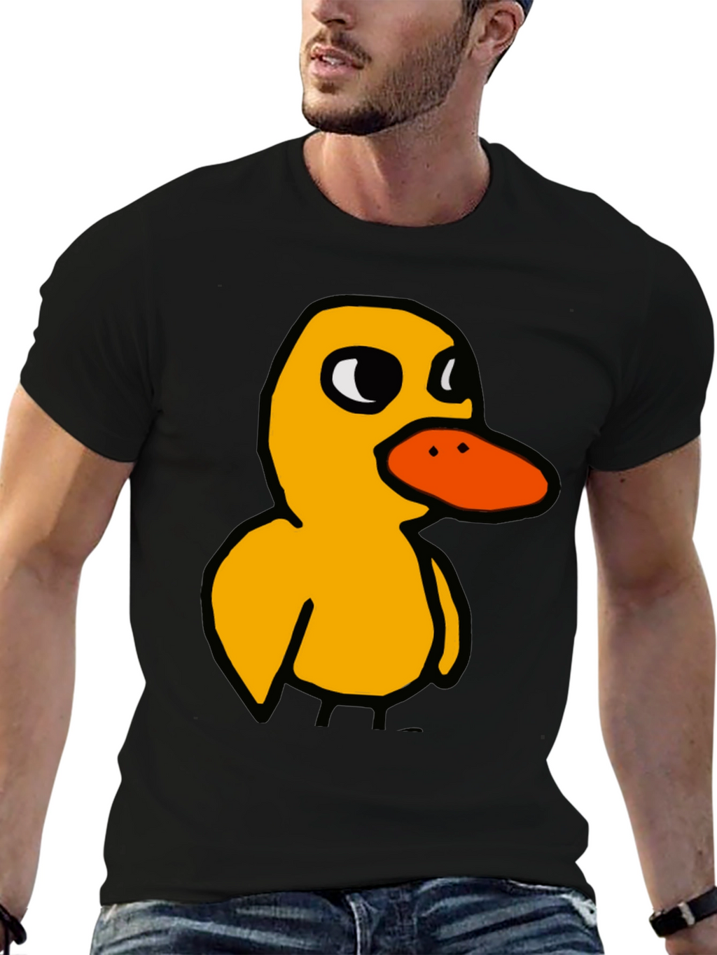 Duck T-Shirt: Quirky Cartoon Bird Tee
