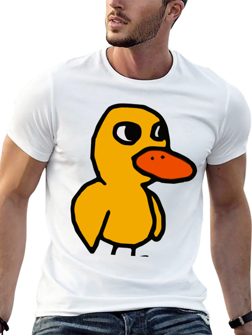 Duck T-Shirt: Quirky Cartoon Bird Tee