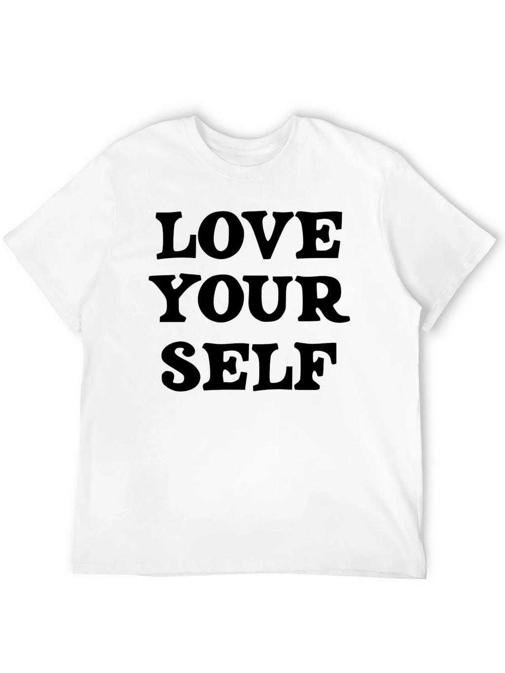 Love Yourself Graphic Tee - Black Cotton T-Shirt