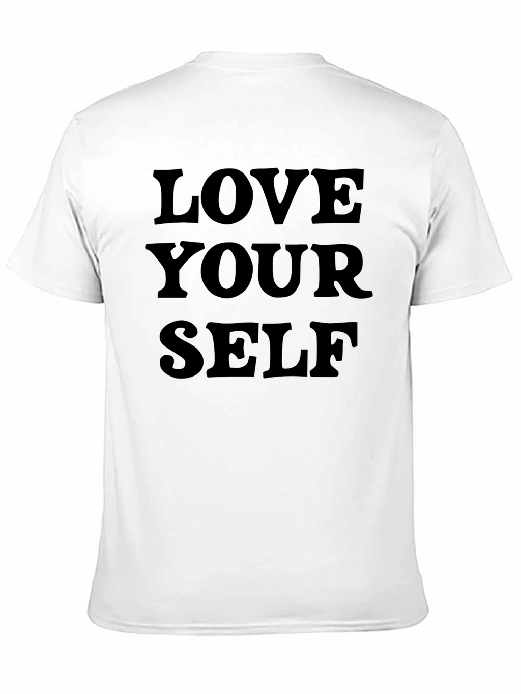 Love Yourself Graphic Tee - Black Cotton T-Shirt