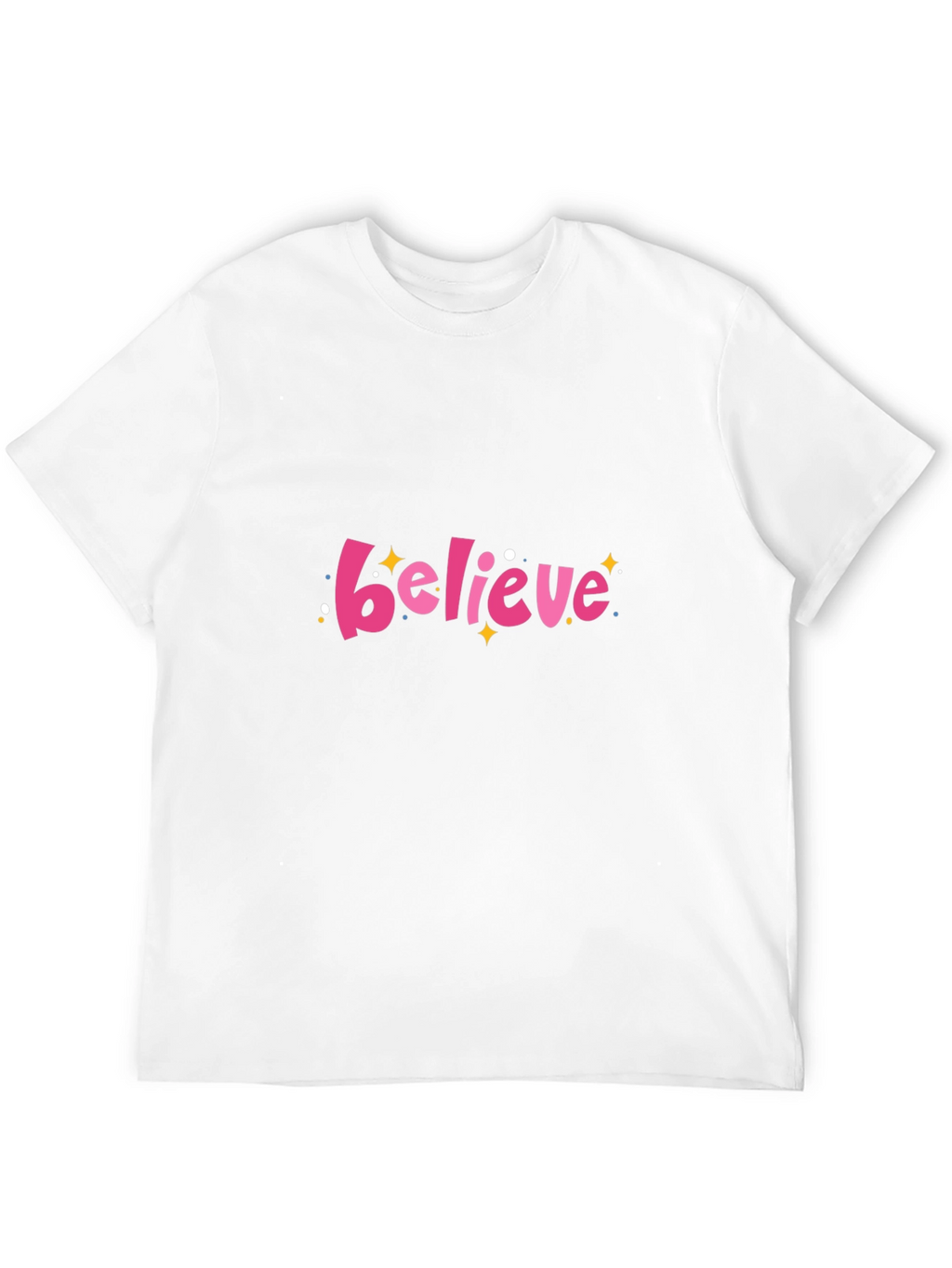 Believe Graphic Black T-Shirt