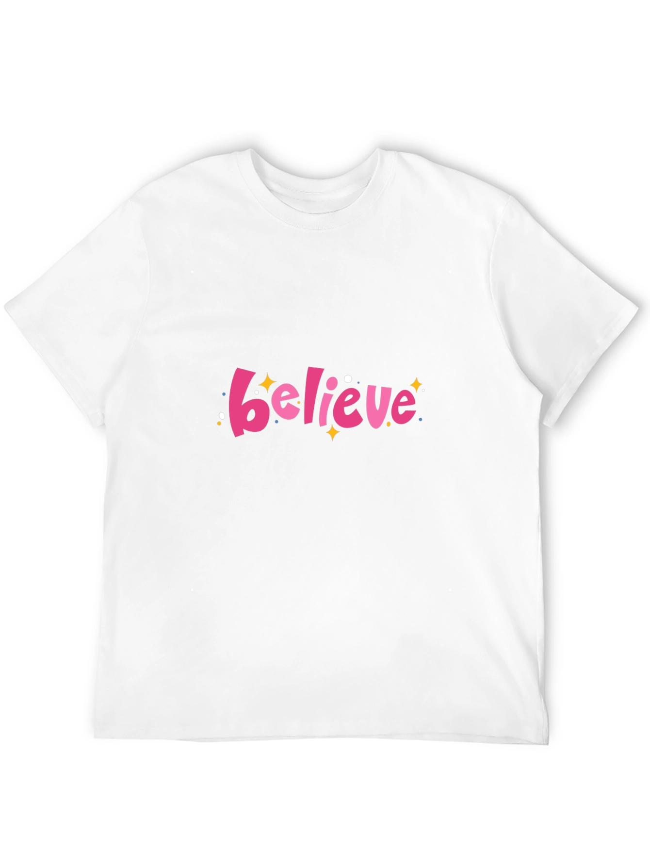 Believe Graphic Black T-Shirt