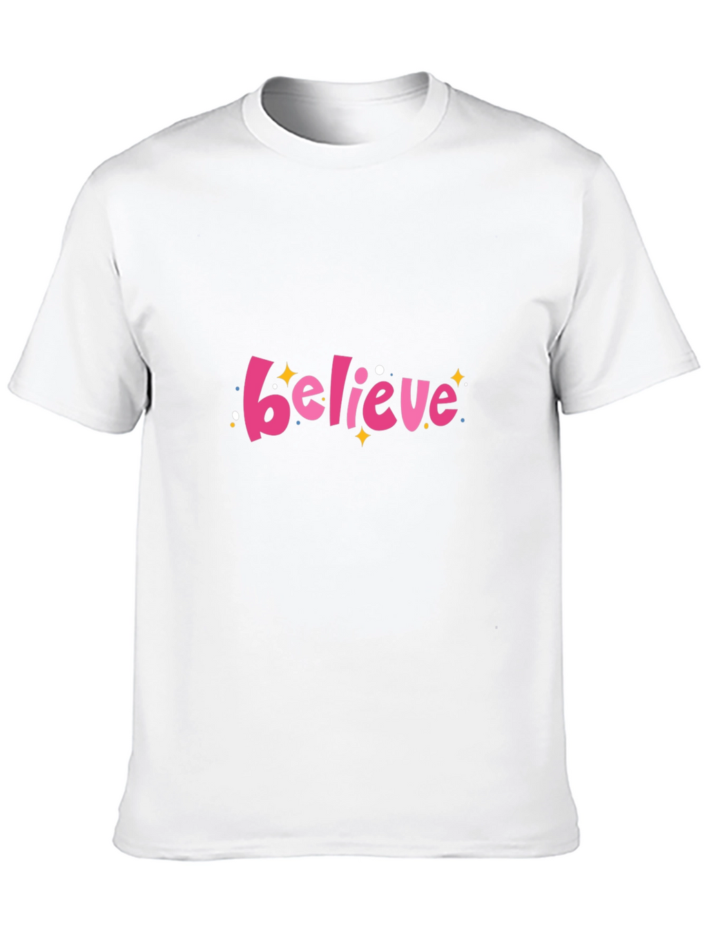 Believe Graphic Black T-Shirt