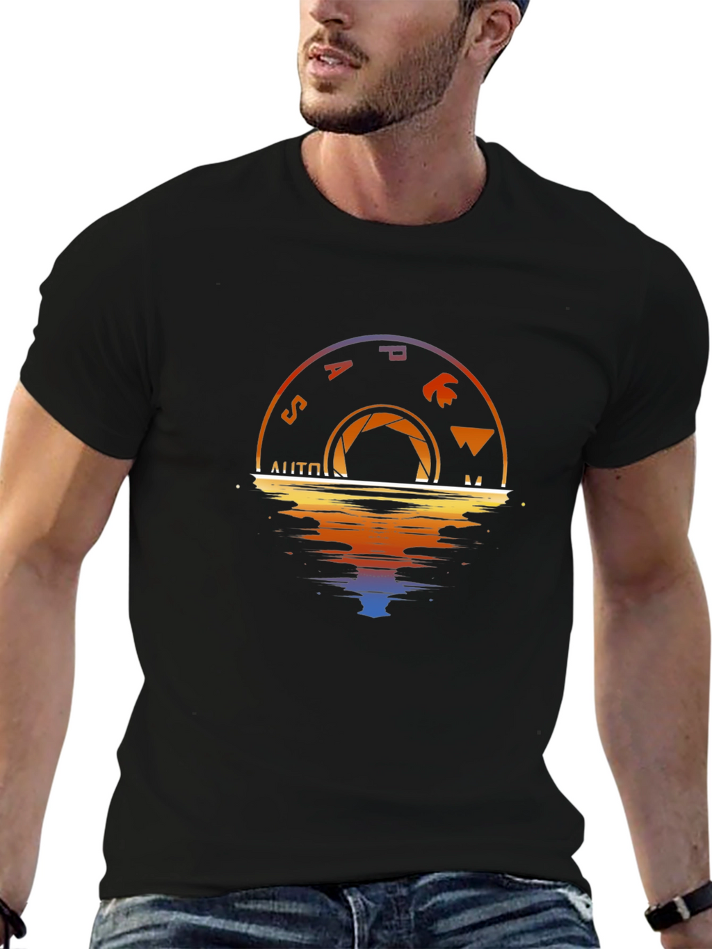 Camera Mode Graphic Tee - Photography Lover Shirt