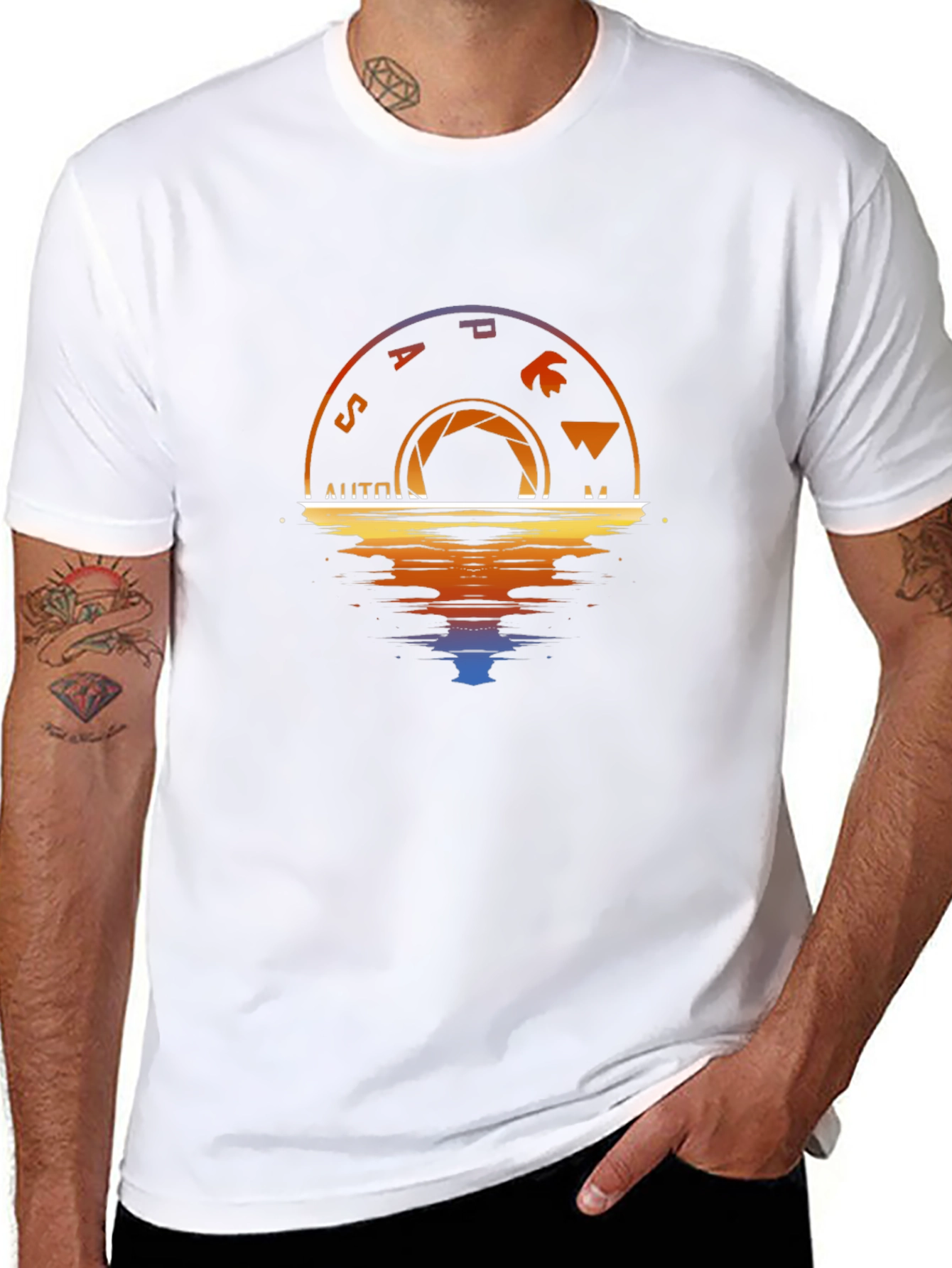 Camera Mode Graphic Tee - Photography Lover Shirt