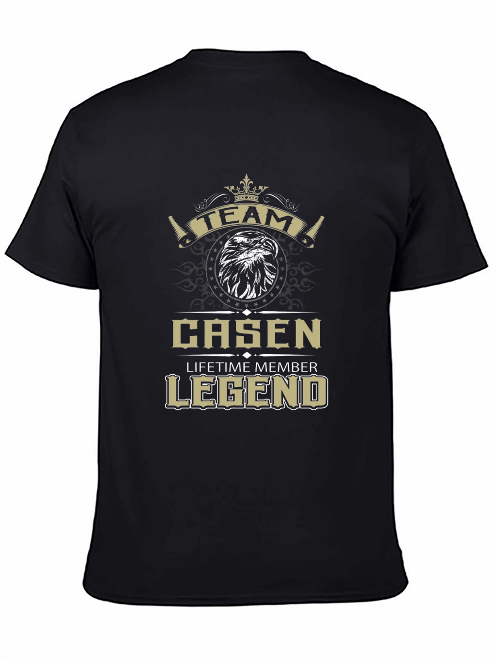 Team Casen Legend Lifetime Member Black T-Shirt