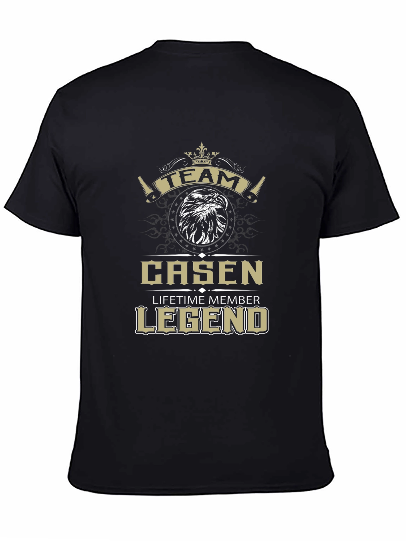 Team Casen Legend Lifetime Member Black T-Shirt