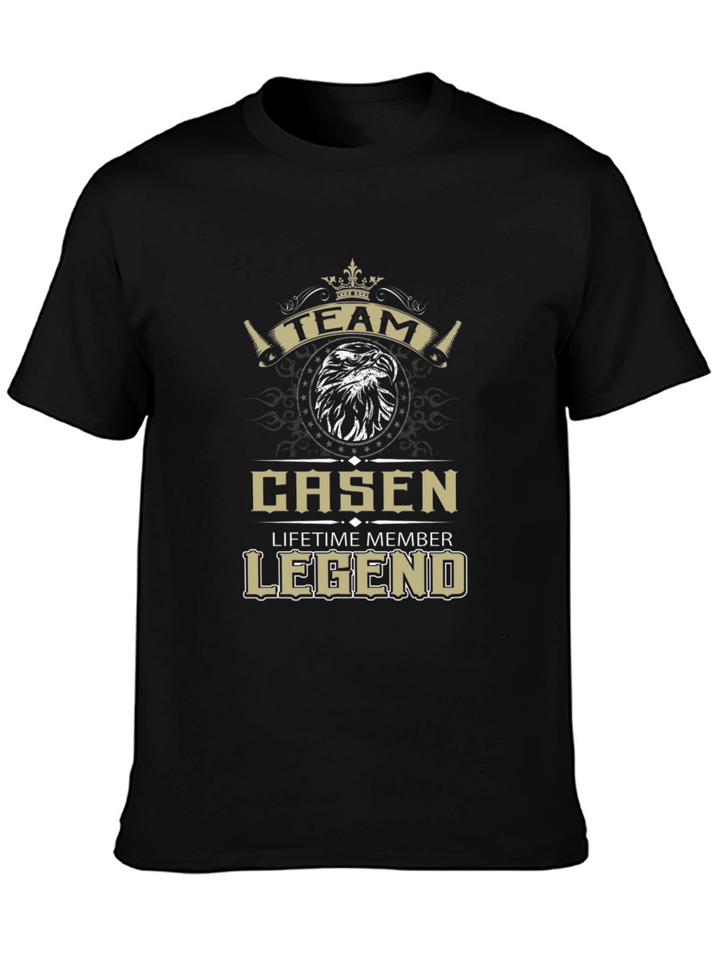 Team Casen Legend Lifetime Member Black T-Shirt