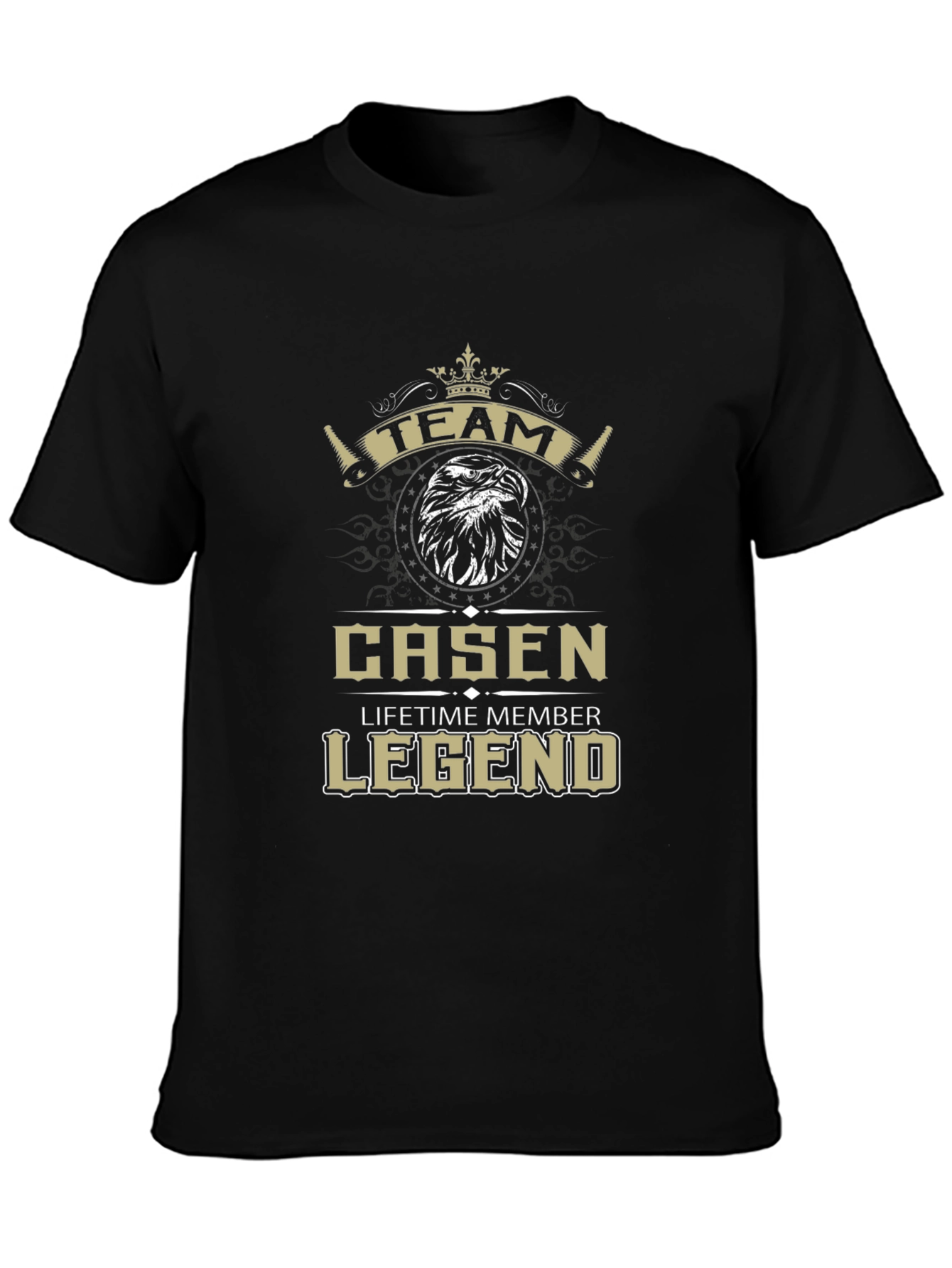 Team Casen Legend Lifetime Member Black T-Shirt