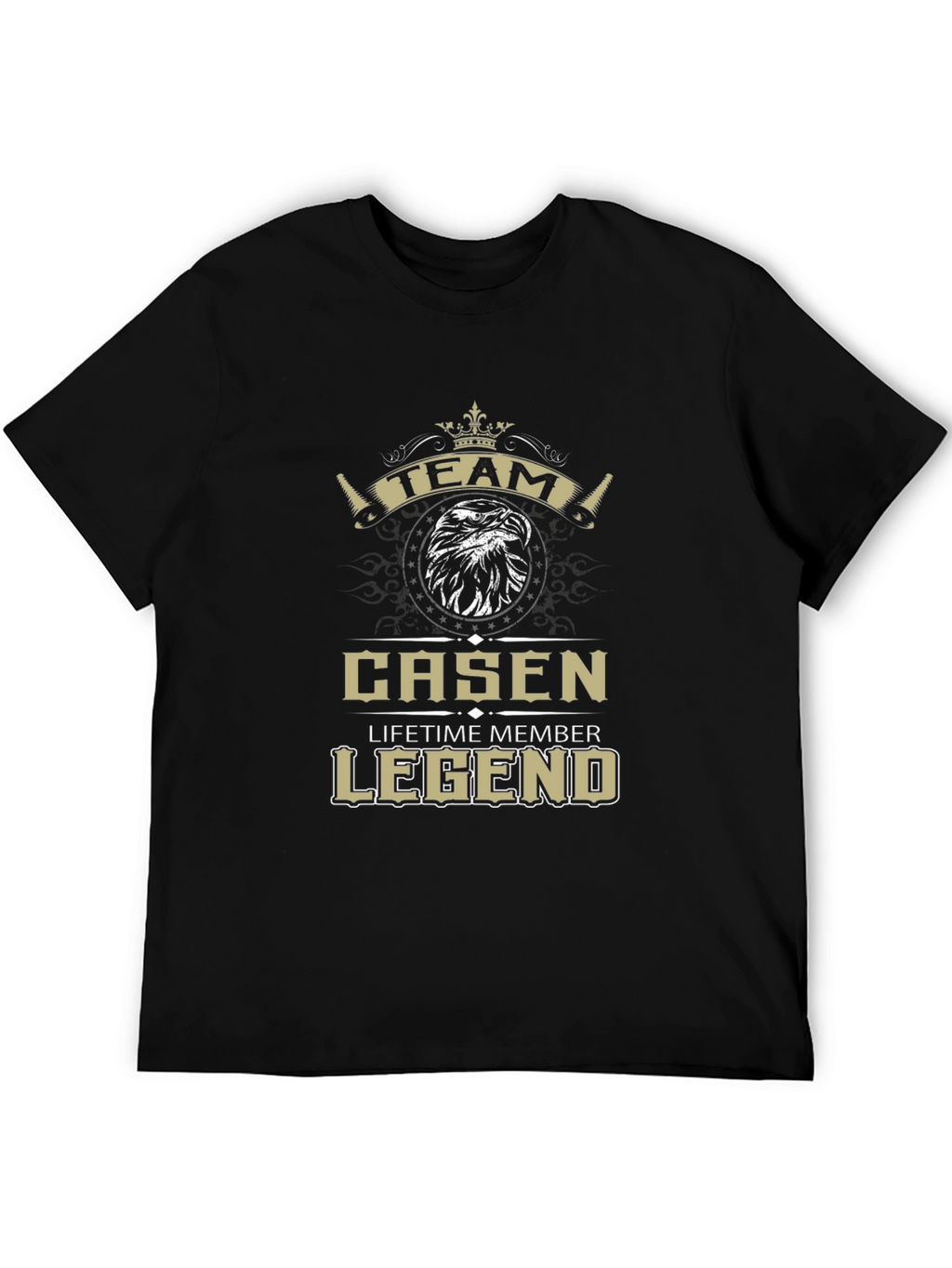 Team Casen Legend Lifetime Member Black T-Shirt