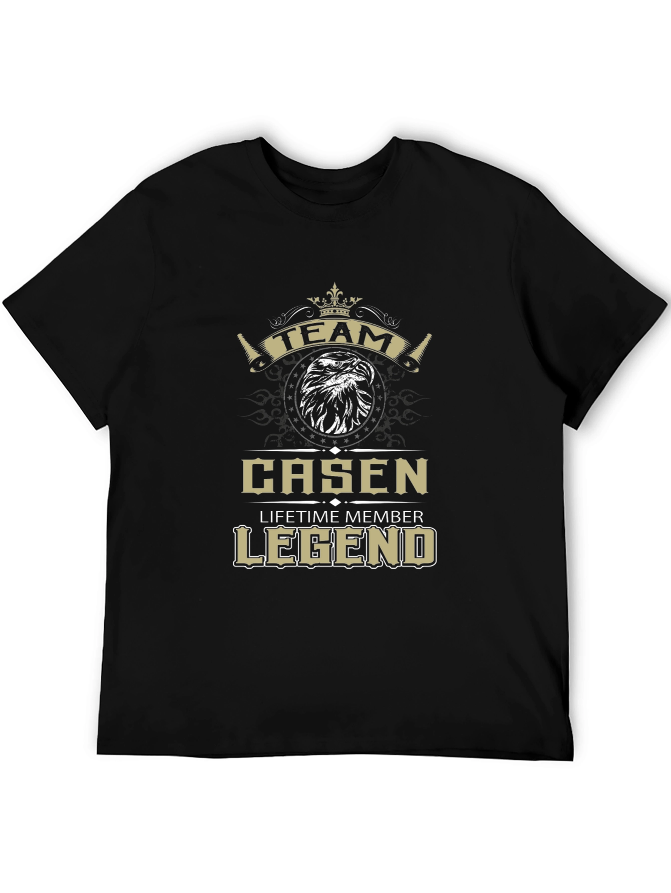 Team Casen Legend Lifetime Member Black T-Shirt