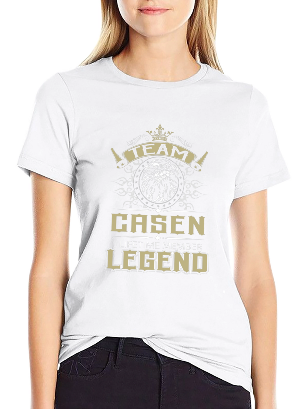 Team Casen Legend Lifetime Member Black T-Shirt