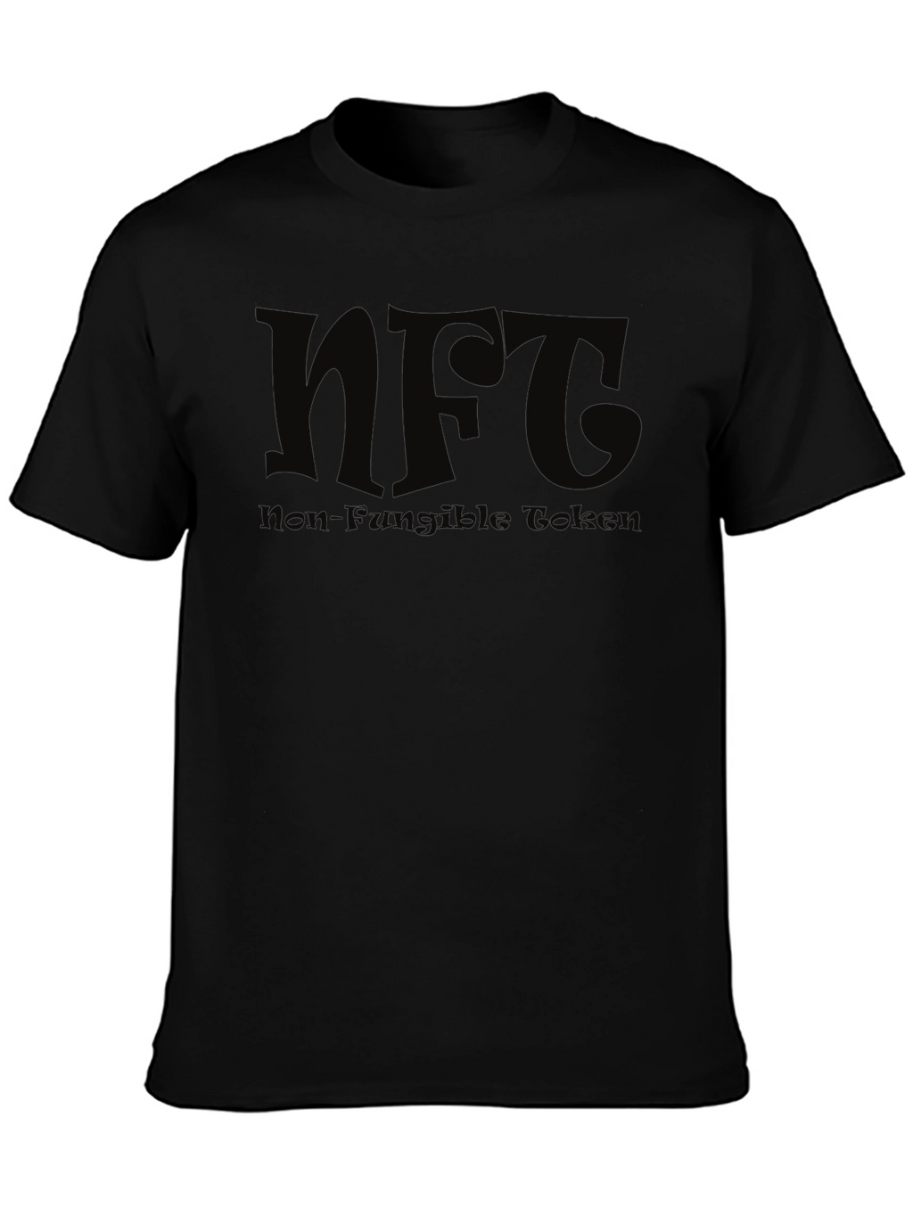 NFT Non-Fungible Token Black T-Shirt