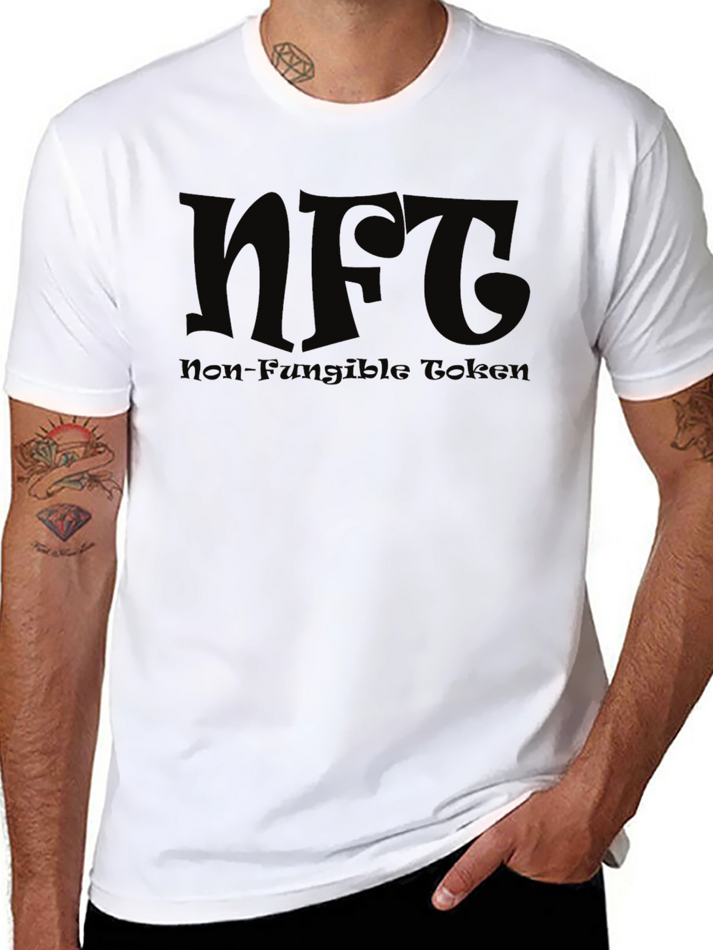 NFT Non-Fungible Token Black T-Shirt