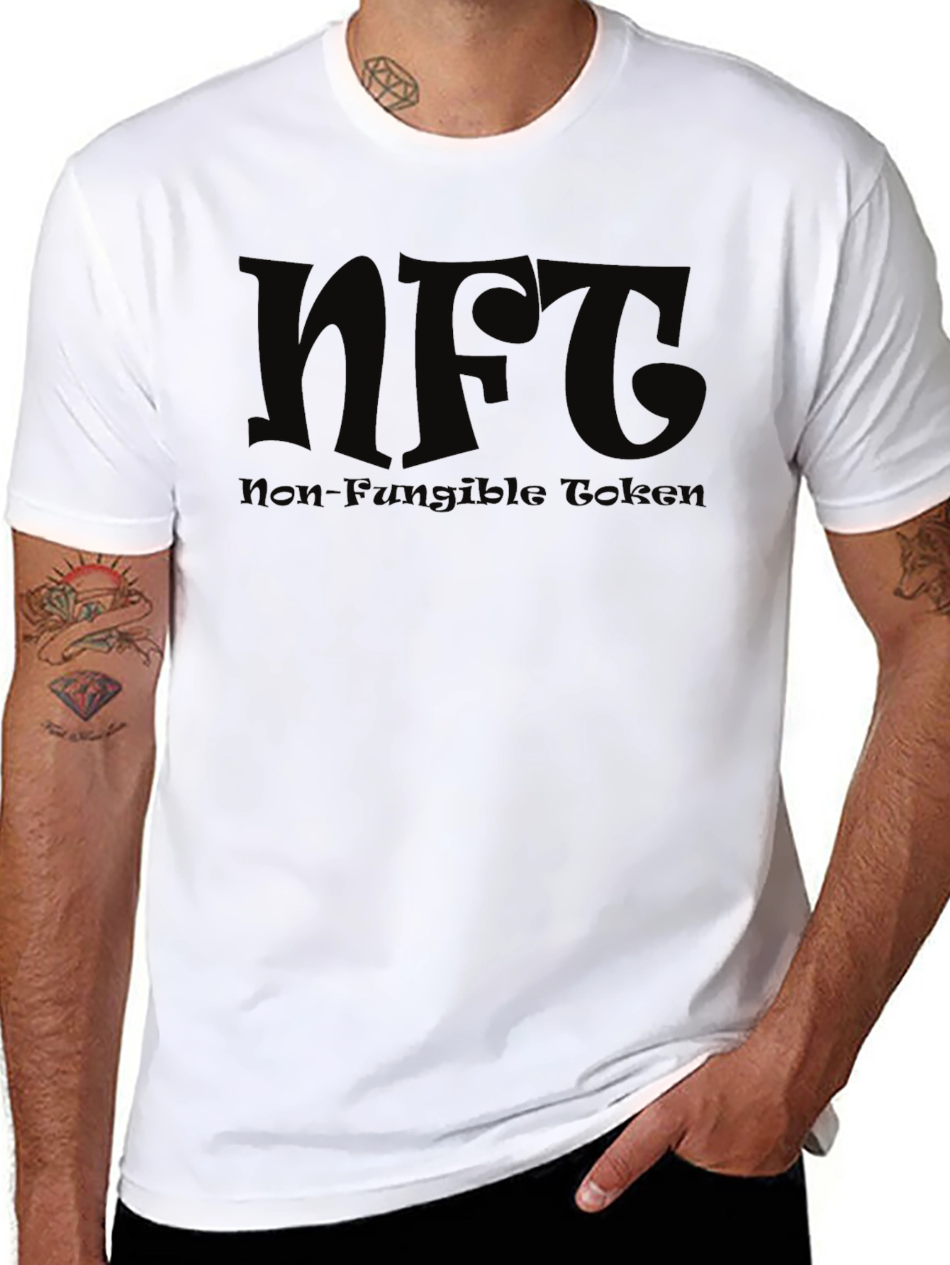 NFT Non-Fungible Token Black T-Shirt