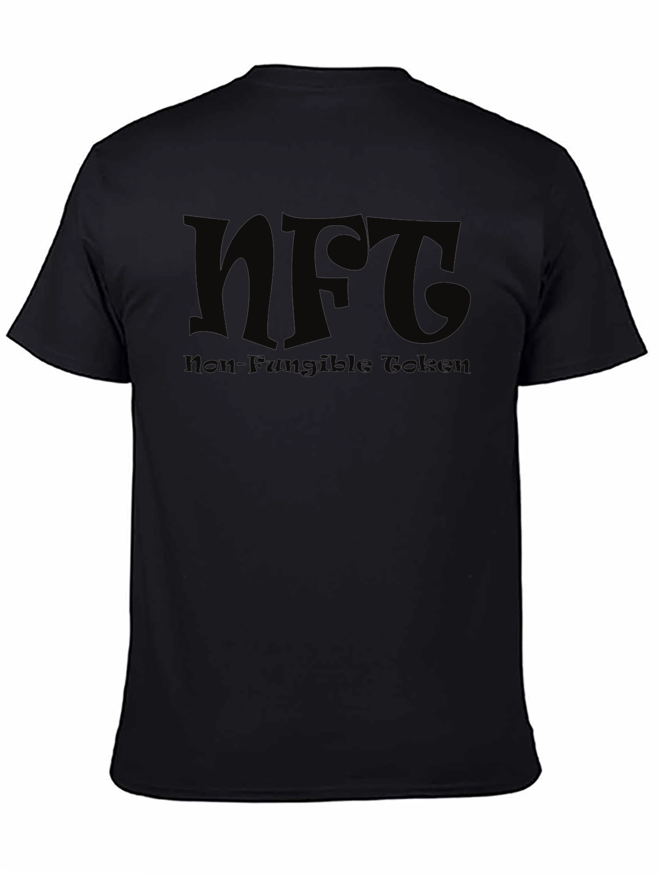NFT Non-Fungible Token Black T-Shirt