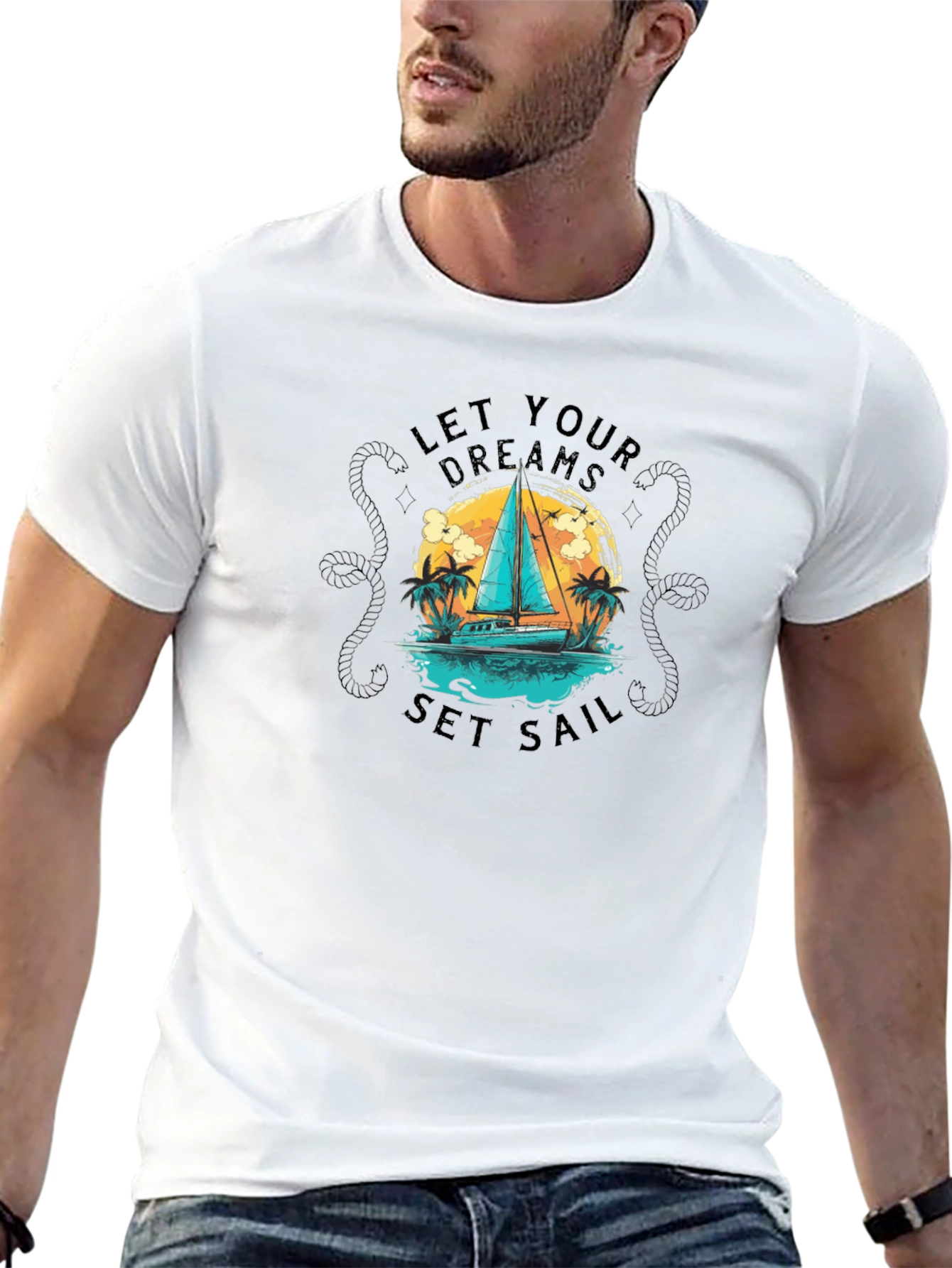 Let Your Dreams Set Sail Graphic Tee