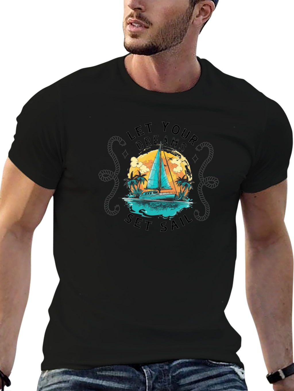 Let Your Dreams Set Sail Graphic Tee