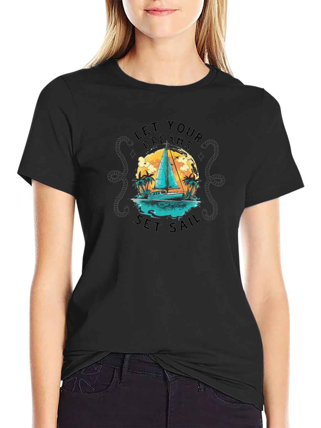Let Your Dreams Set Sail Graphic Tee