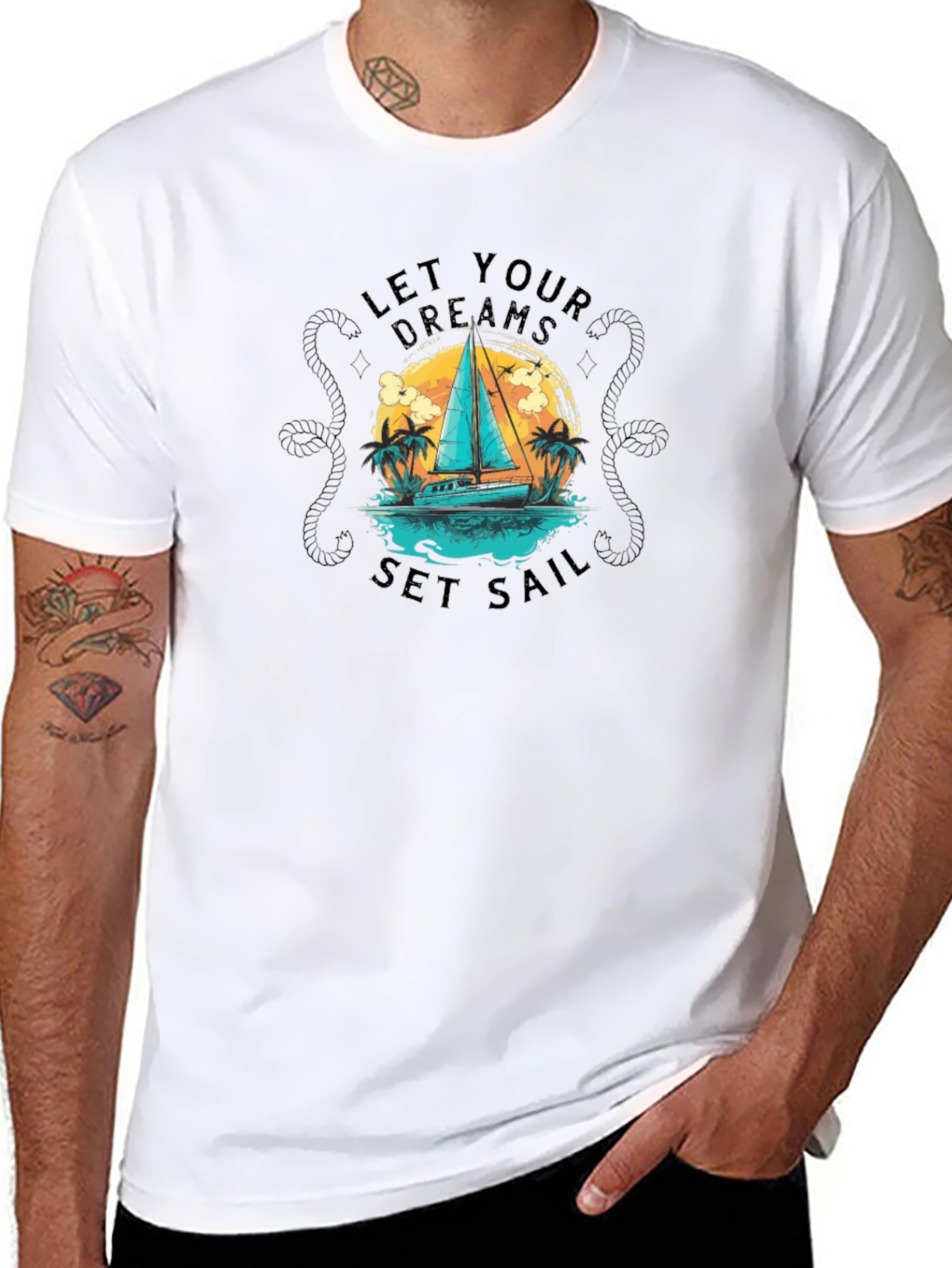 Let Your Dreams Set Sail Graphic Tee