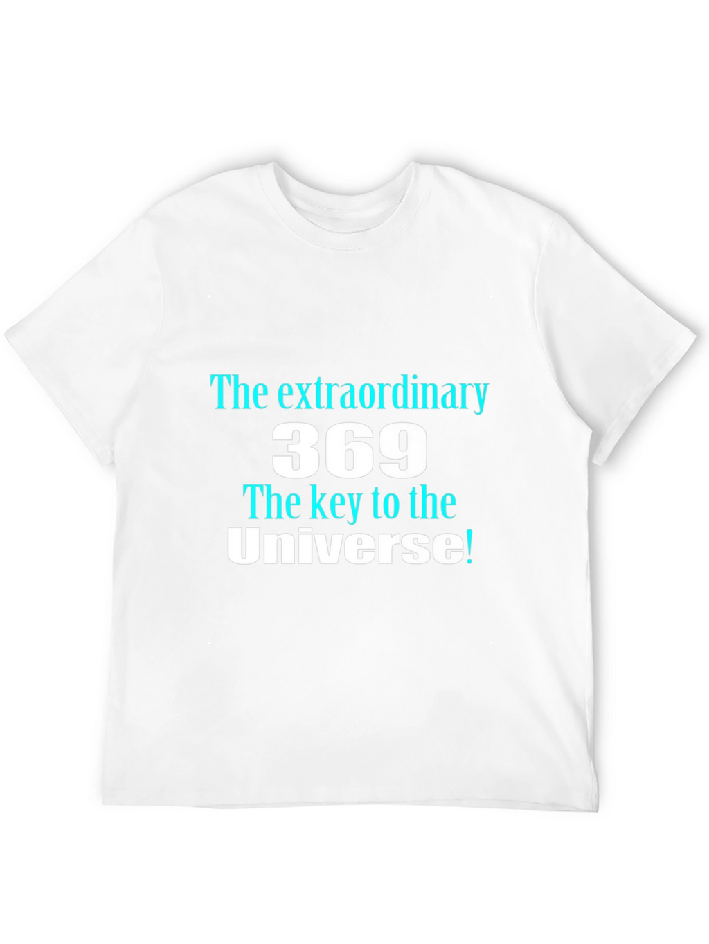 369 The Key to the Universe Mens Black T-Shirt