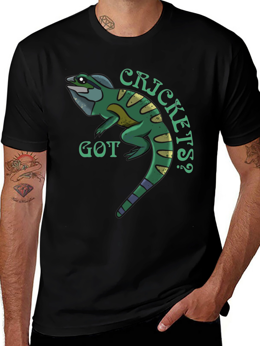Got Crickets? Graphic Print Tee