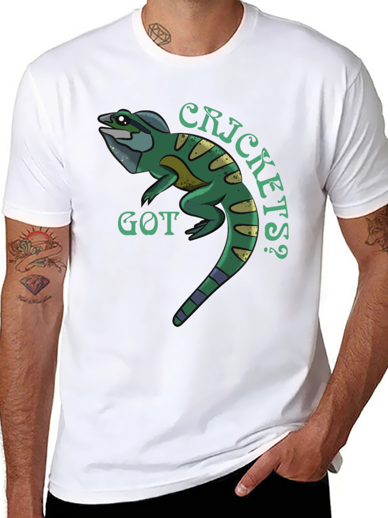 Got Crickets? Graphic Print Tee