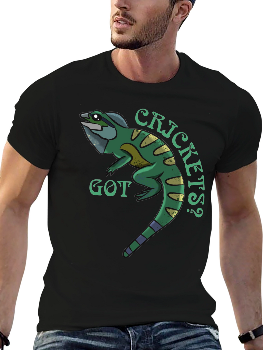 Got Crickets? Graphic Print Tee