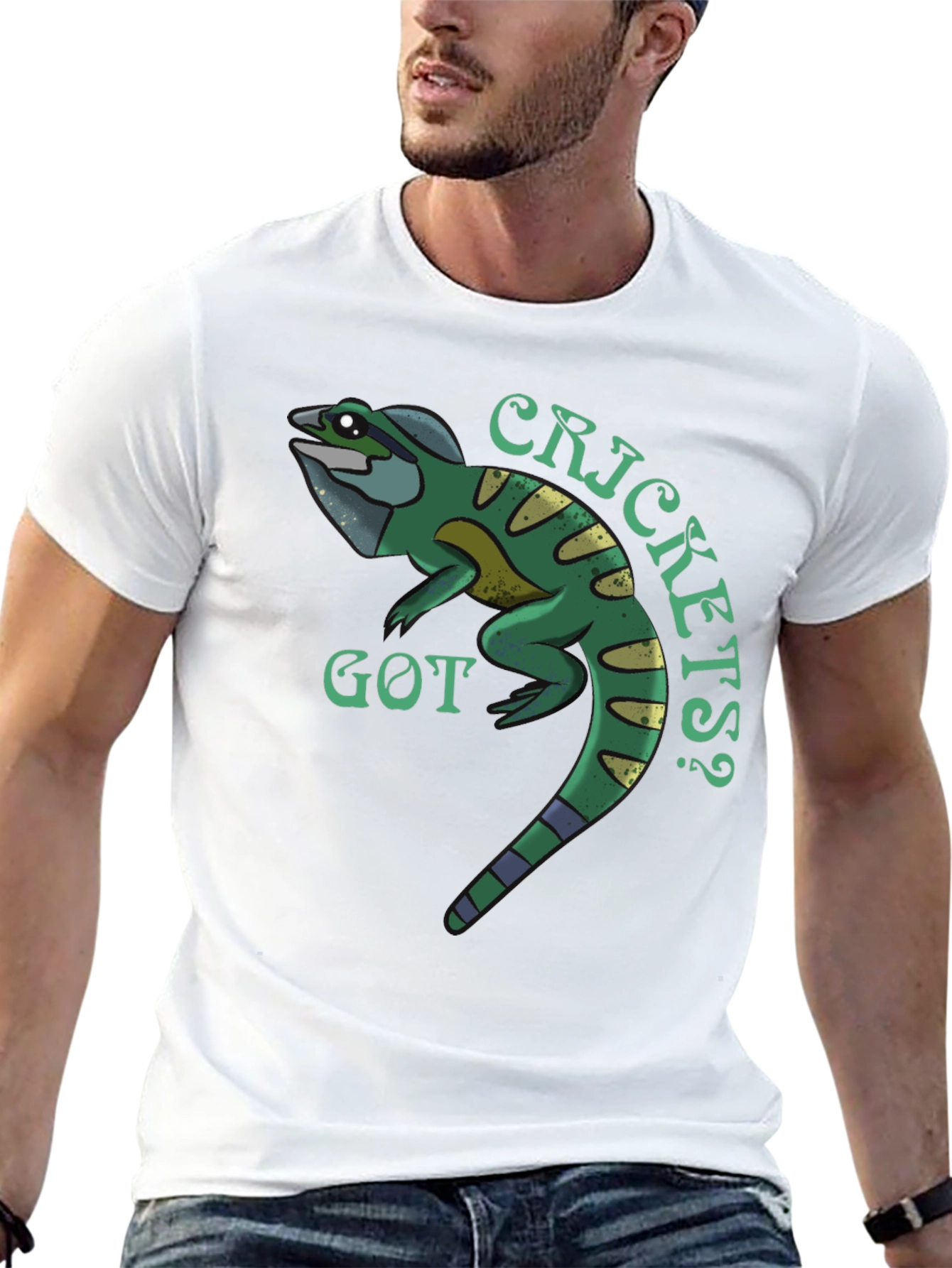 Got Crickets? Graphic Print Tee