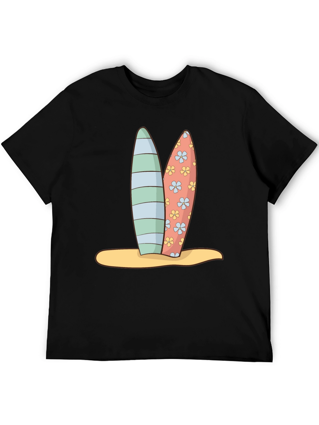Surfboard Graphic Tee - Beach Vibes