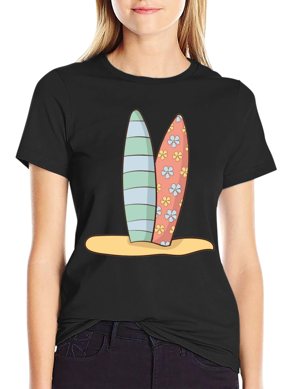 Surfboard Graphic Tee - Beach Vibes