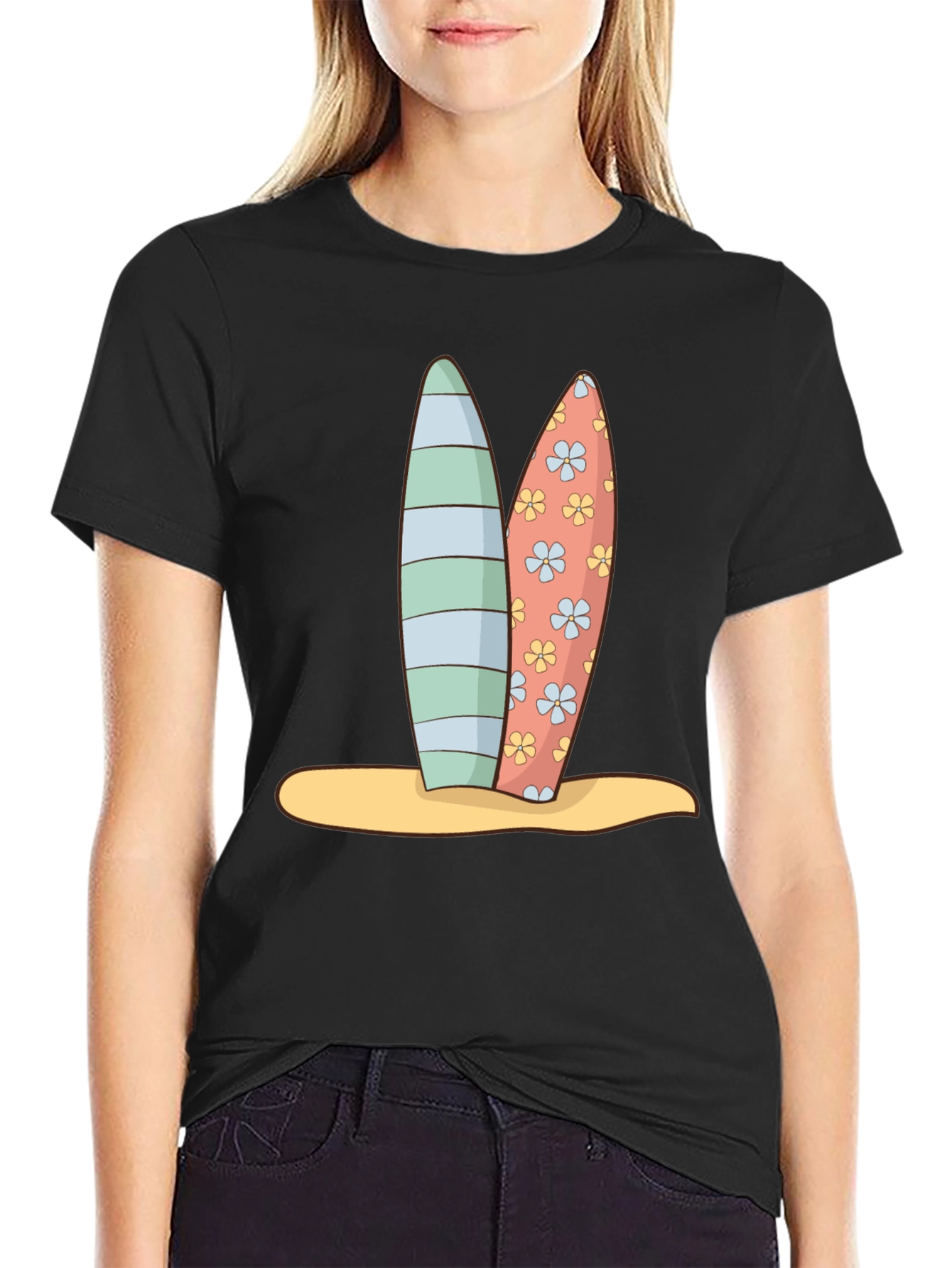 Surfboard Graphic Tee - Beach Vibes