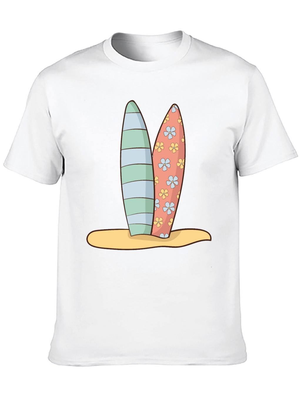 Surfboard Graphic Tee - Beach Vibes